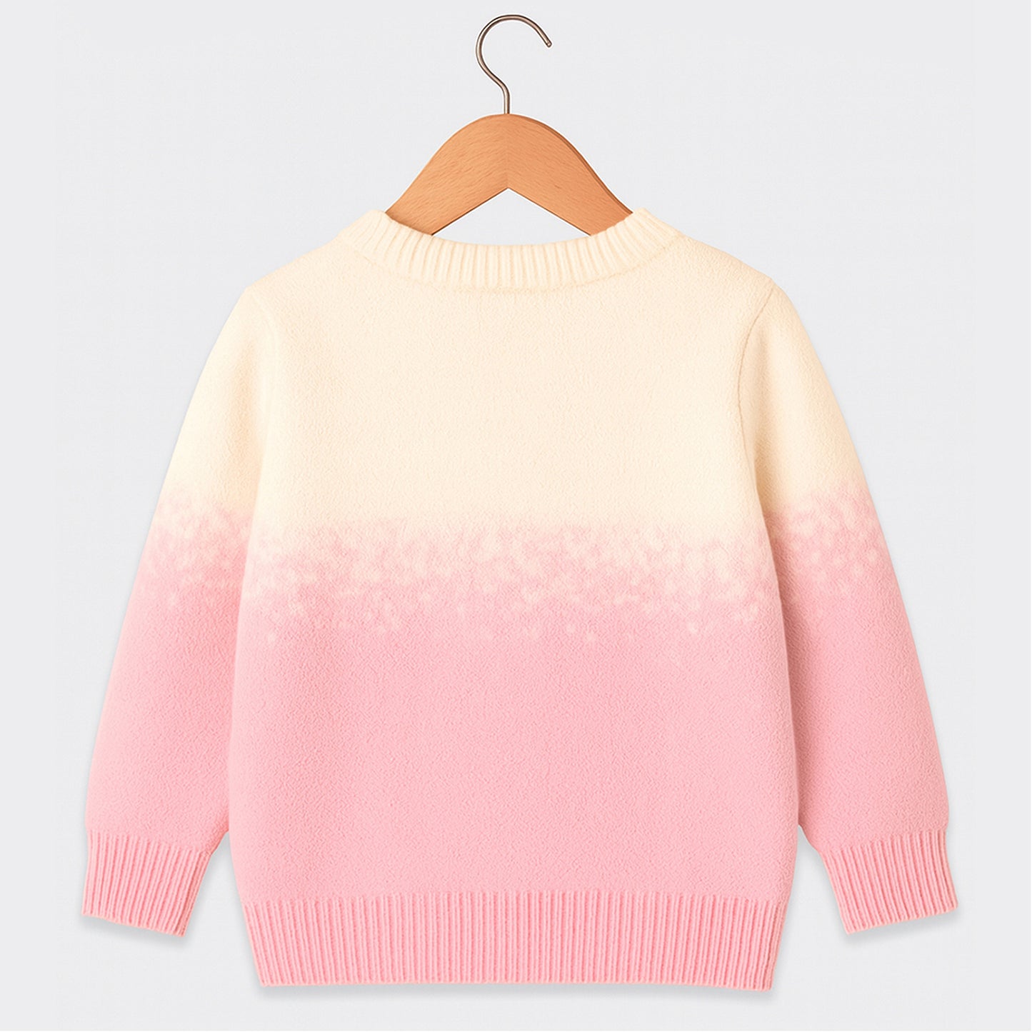 Kuchipoo Girls' Winter Wear Knitted Sweater | Full Sleeves Warm Pullover | Casual & Stylish Kids' Jumper