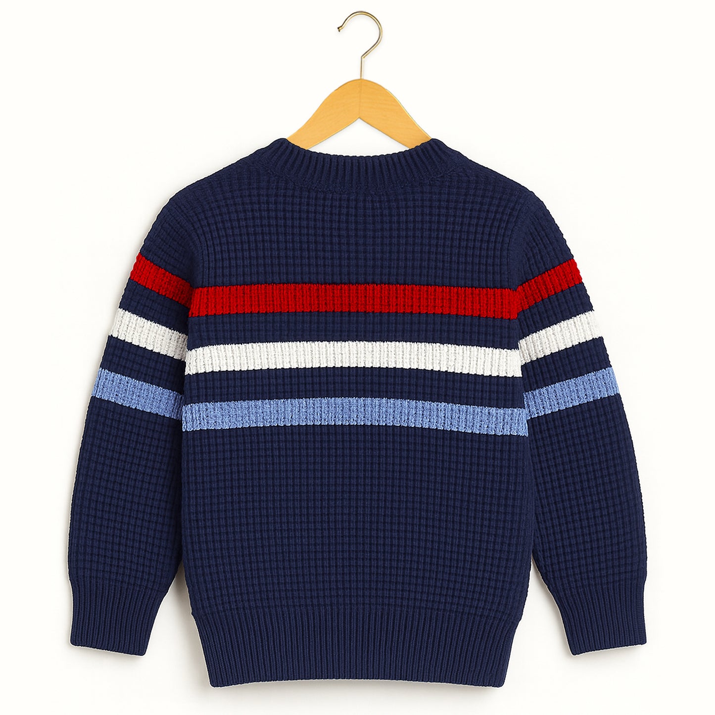 Kuchipoo Boys' Winter Wear Knitted Sweater | Full Sleeves Warm Pullover | Casual & Stylish Kids' Jumper