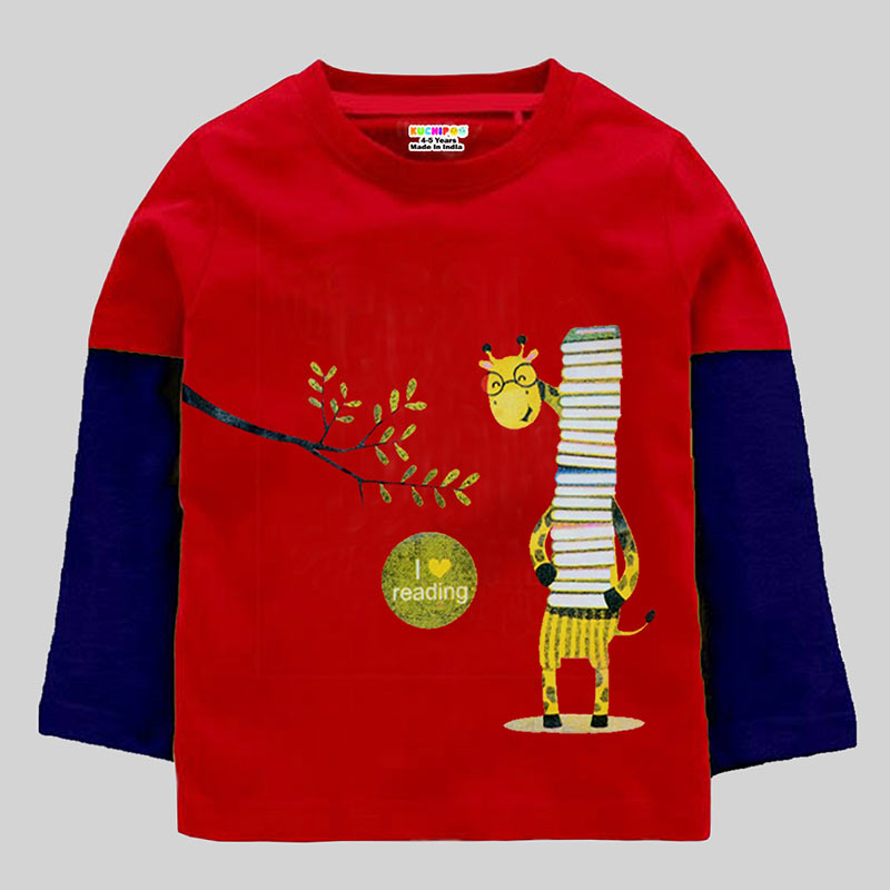 KUCHIPOO Boys Full Sleeves T-Shirts