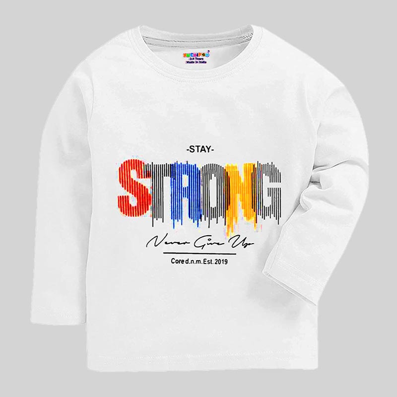 KUCHIPOO Boys Full Sleeves T-Shirts