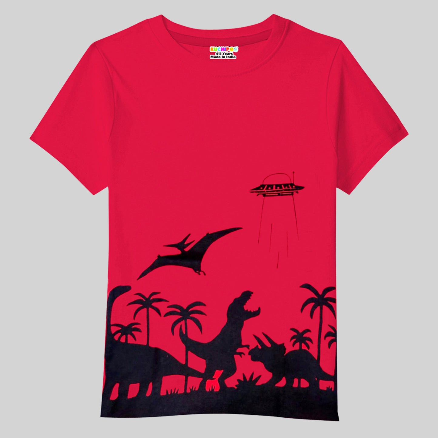 KUCHIPOO Boys Half Sleeves T-Shirts