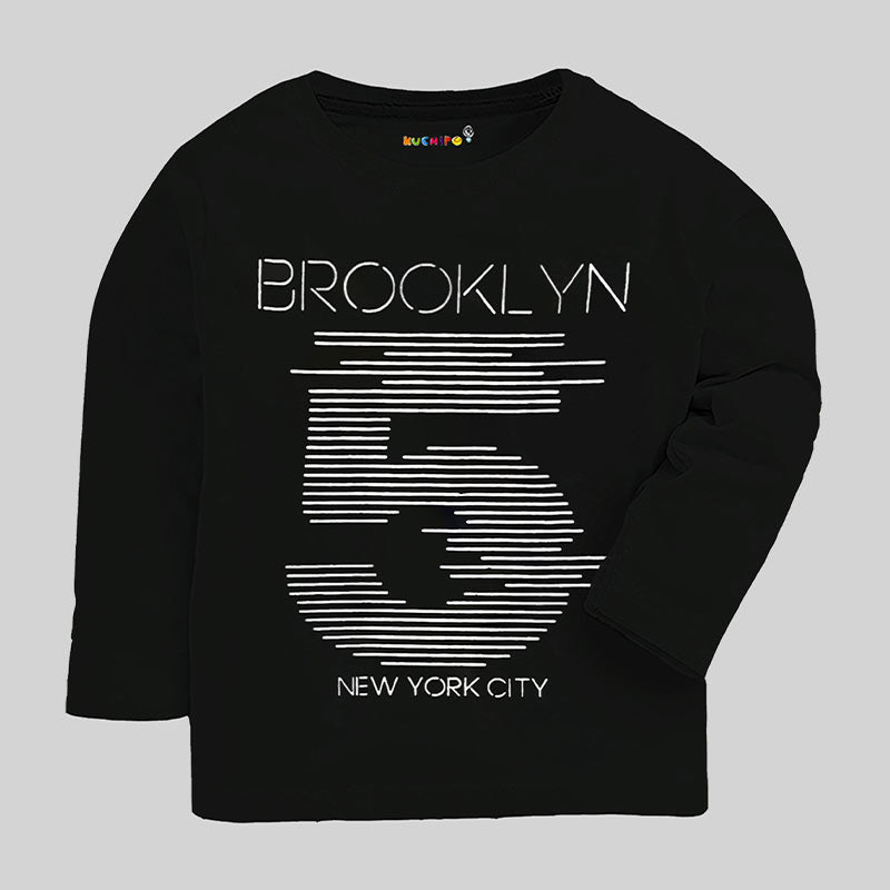 KUCHIPOO Boys Full Sleeves T-Shirts