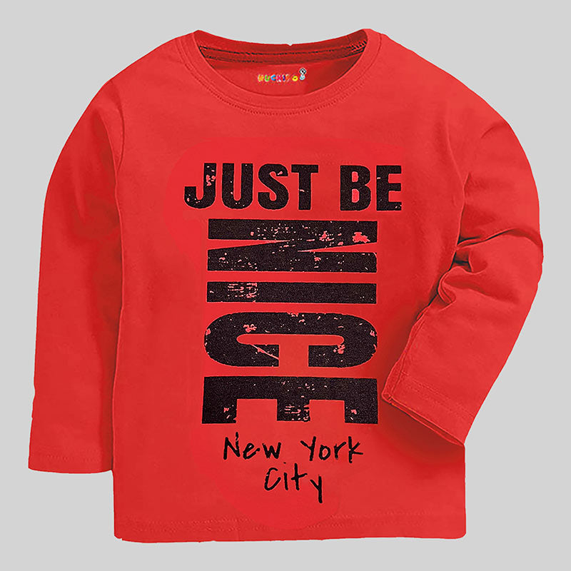 KUCHIPOO Boys Full Sleeves T-Shirts