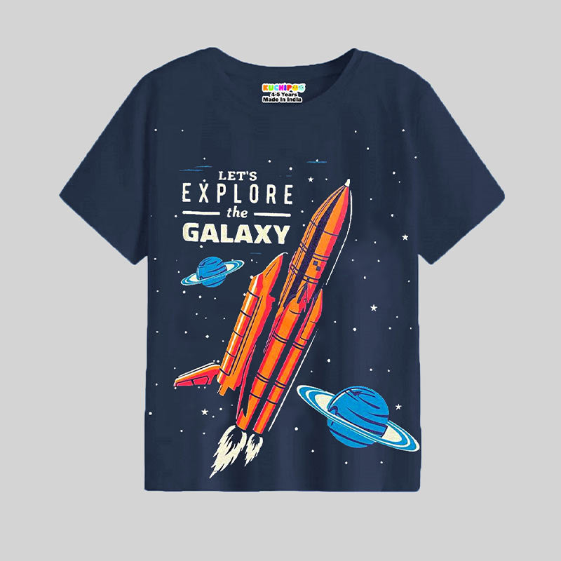 KUCHIPOO Boys Half Sleeves T-Shirts