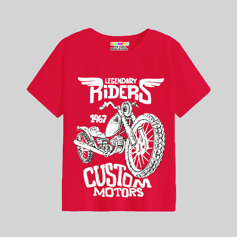 KUCHIPOO Boys Half Sleeves T-Shirts