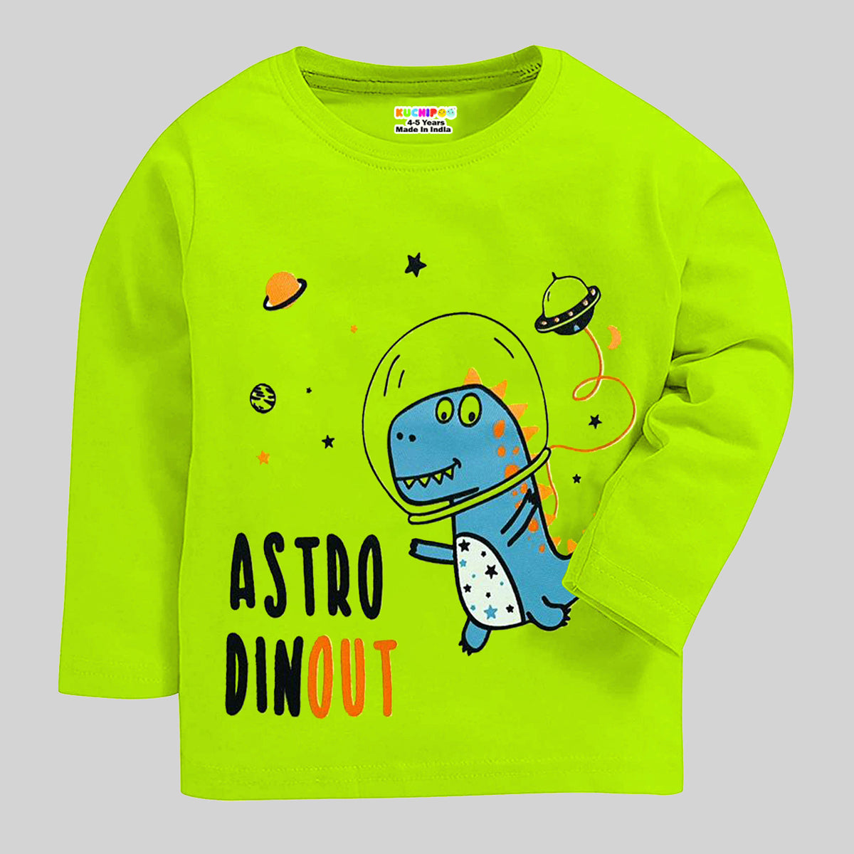 KUCHIPOO Boys Full Sleeves T-Shirts