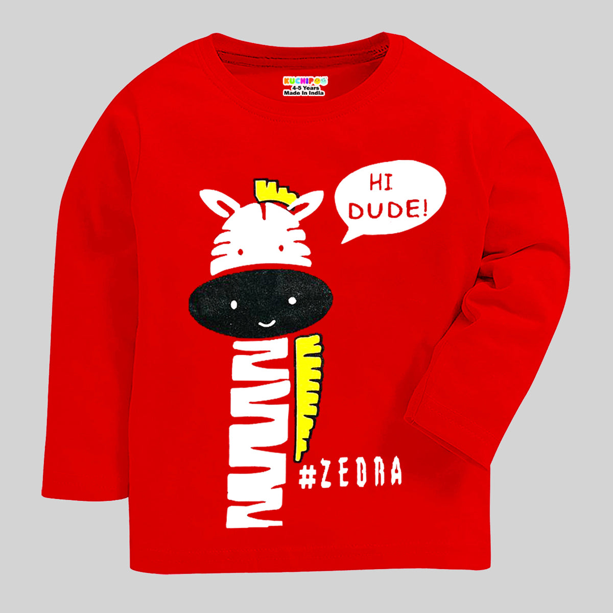 KUCHIPOO Boys Full Sleeves T-Shirts