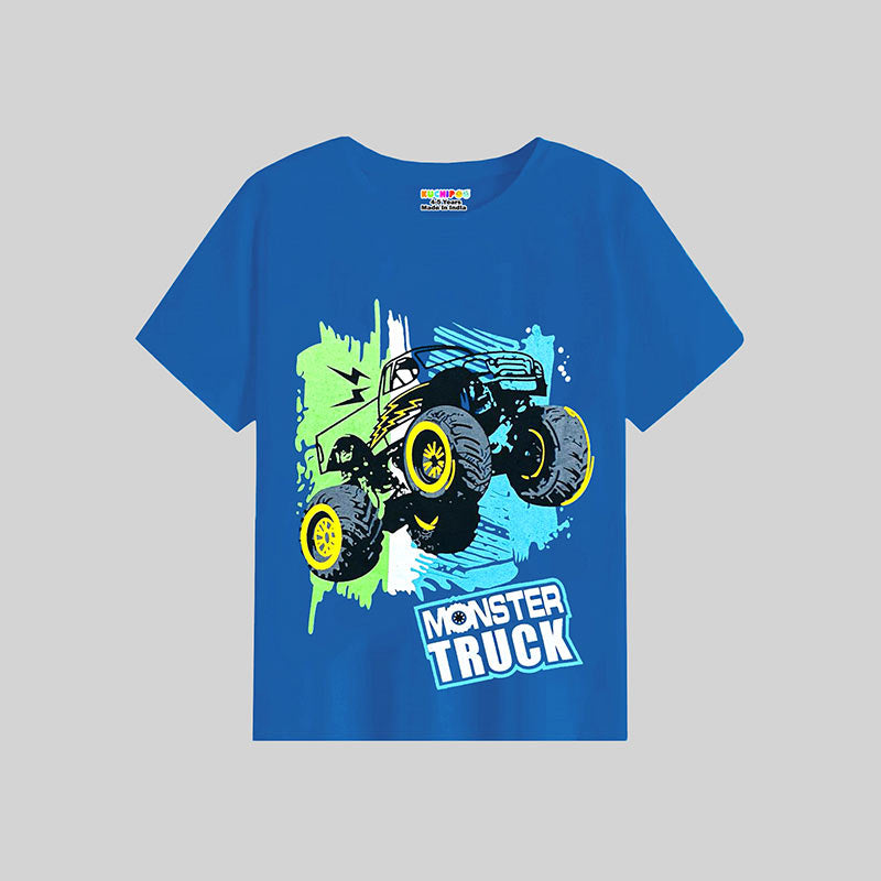 KUCHIPOO Boys Half Sleeves T-Shirts