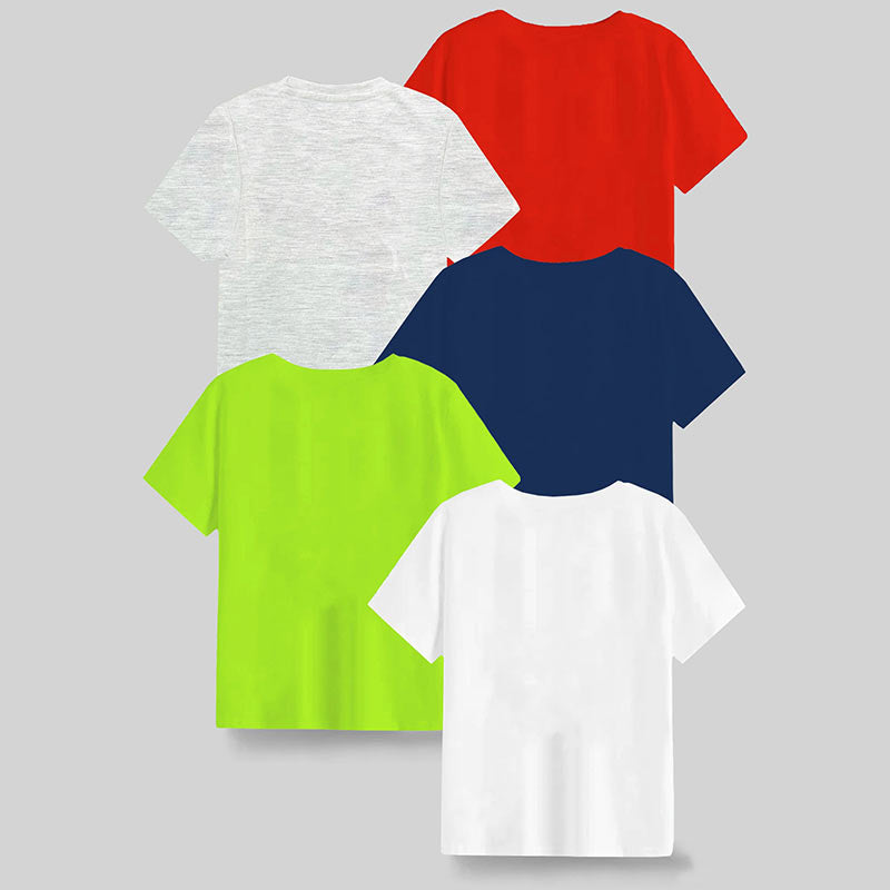 KUCHIPOO Boys Half Sleeves T-Shirts