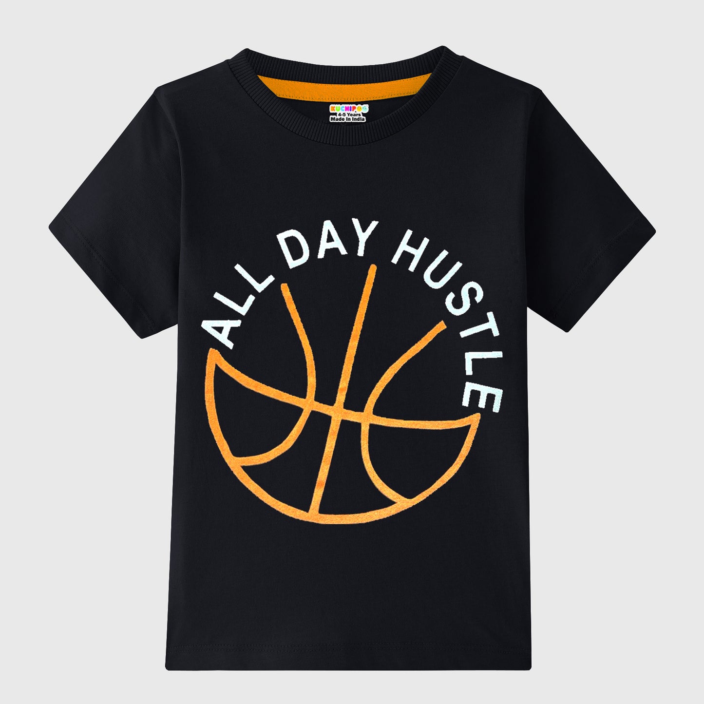 KUCHIPOO Boys Half Sleeves T-Shirts