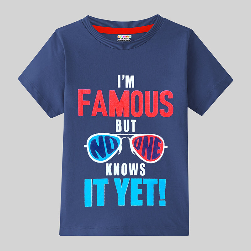 KUCHIPOO Boys Half Sleeves T-Shirts