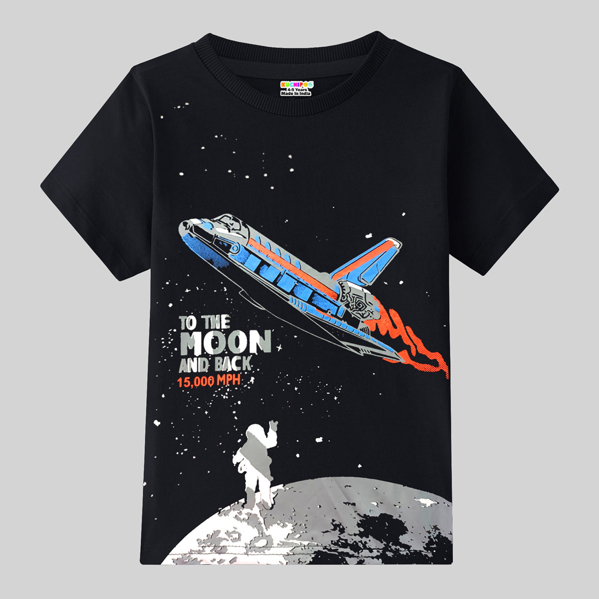 KUCHIPOO Boys Half Sleeves T-Shirts