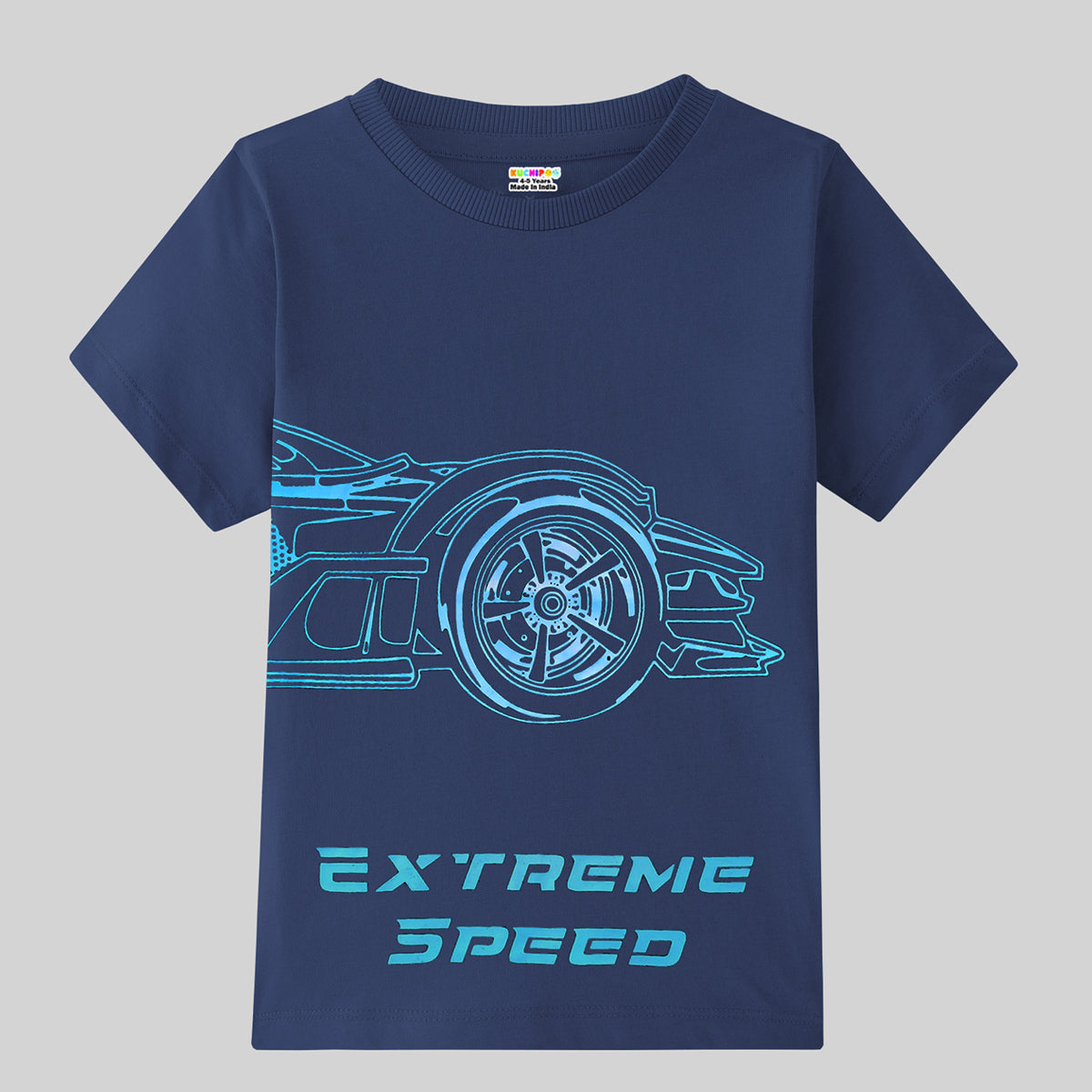 KUCHIPOO Boys Half Sleeves T-Shirts