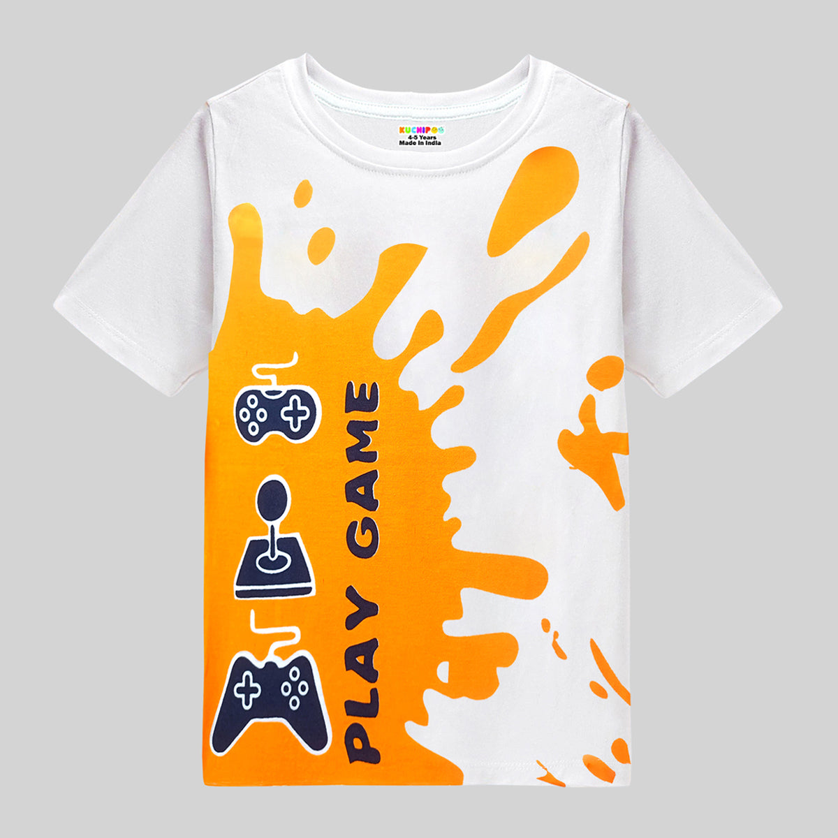 KUCHIPOO Boys Half Sleeves T-Shirts