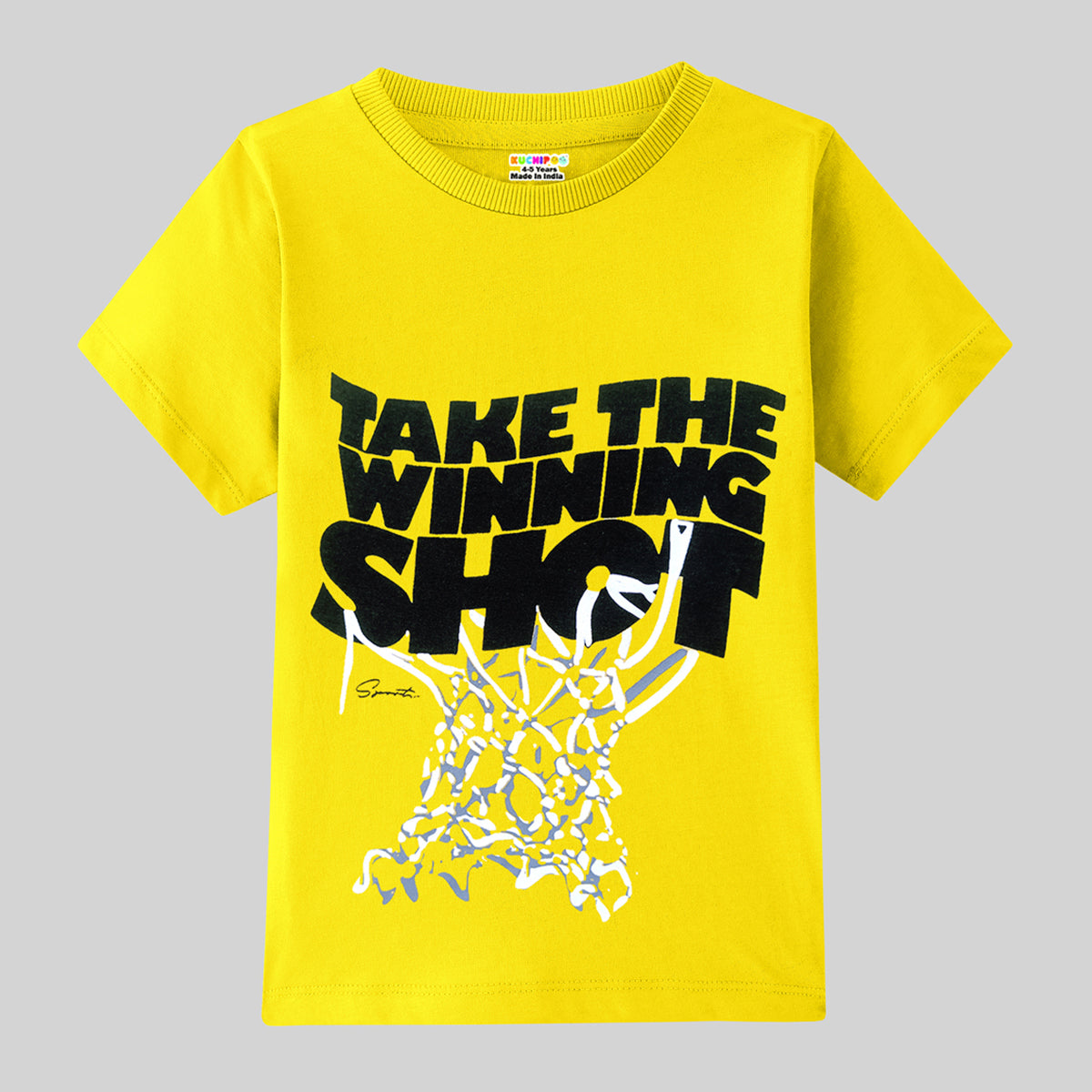 KUCHIPOO Boys Half Sleeves T-Shirts