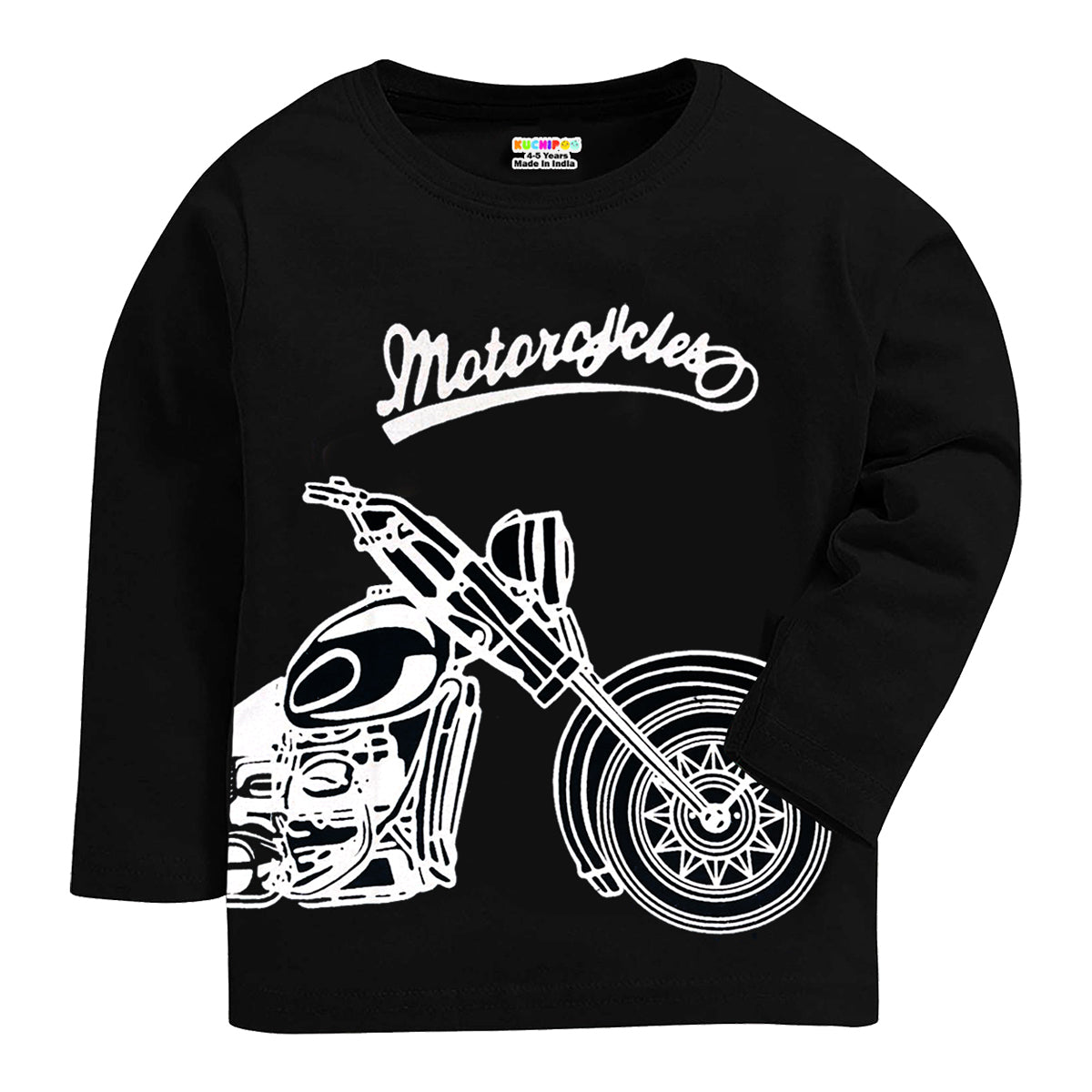 KUCHIPOO Boys  Full Sleeves T-Shirts