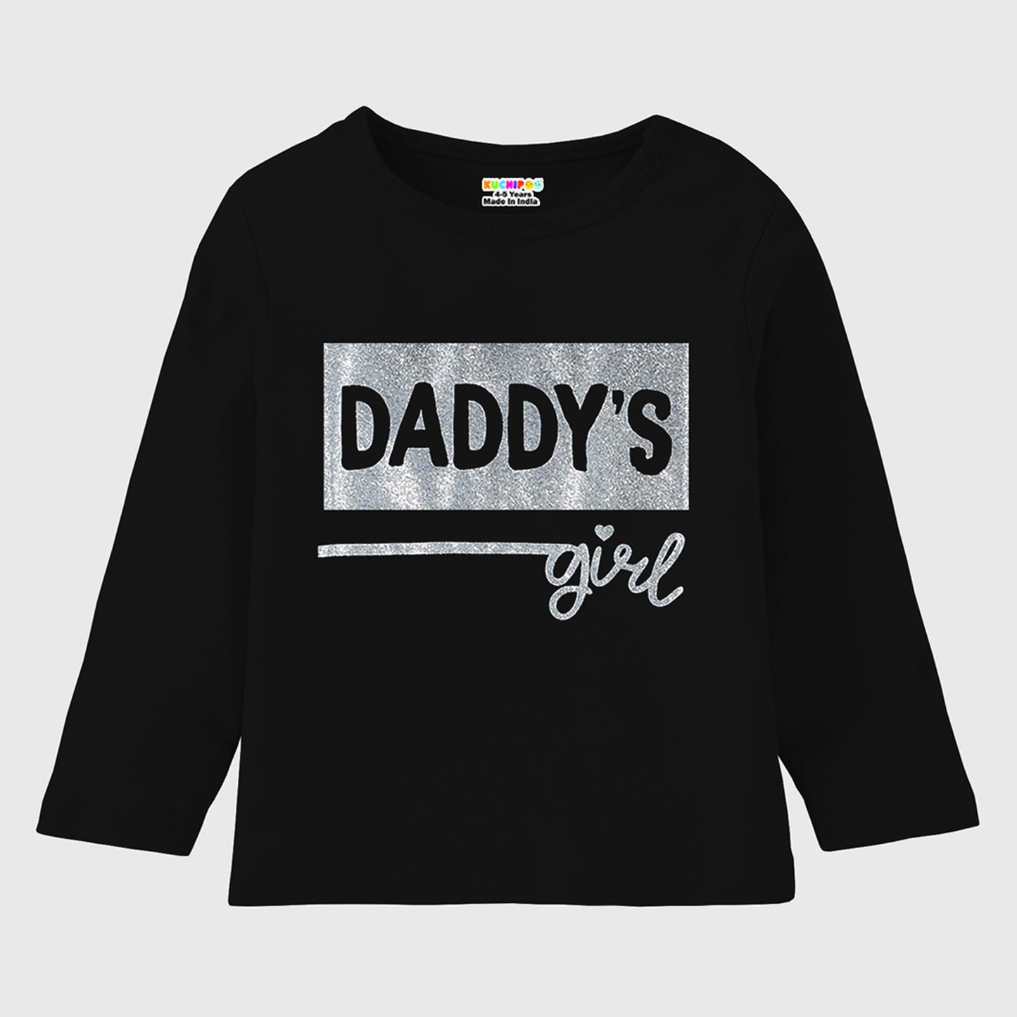 KUCHIPOO Girls Full Sleeves T-Shirts