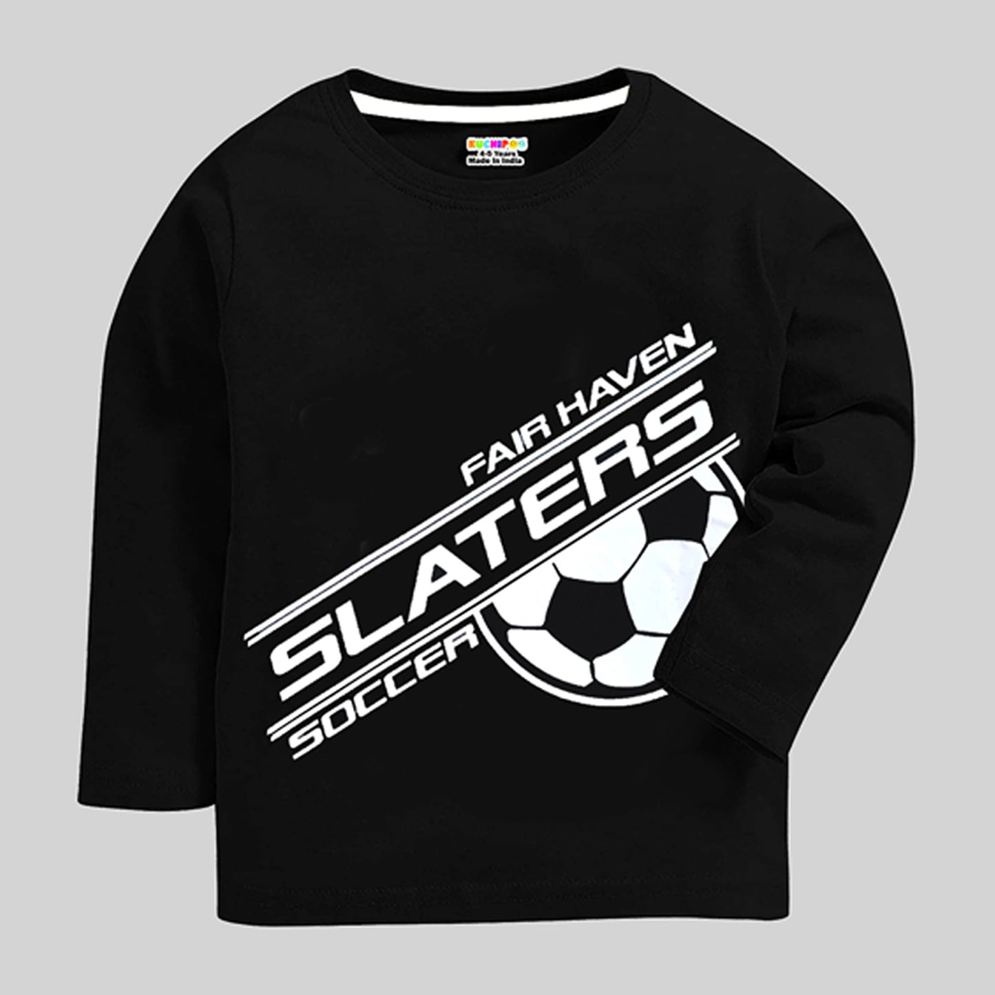 KUCHIPOO Boys  Full Sleeves T-Shirts