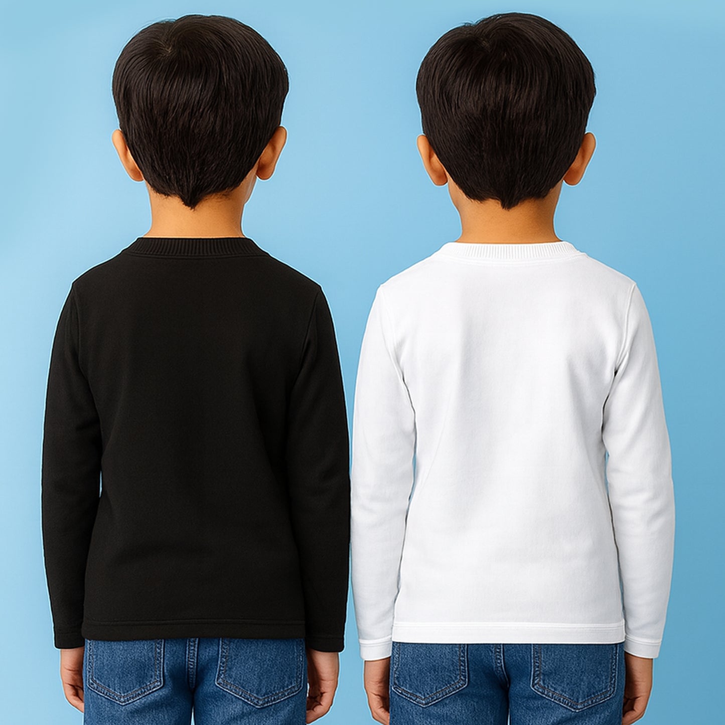 Kuchipoo Boys Full Sleeves Winterwear T-Neck Tshirt