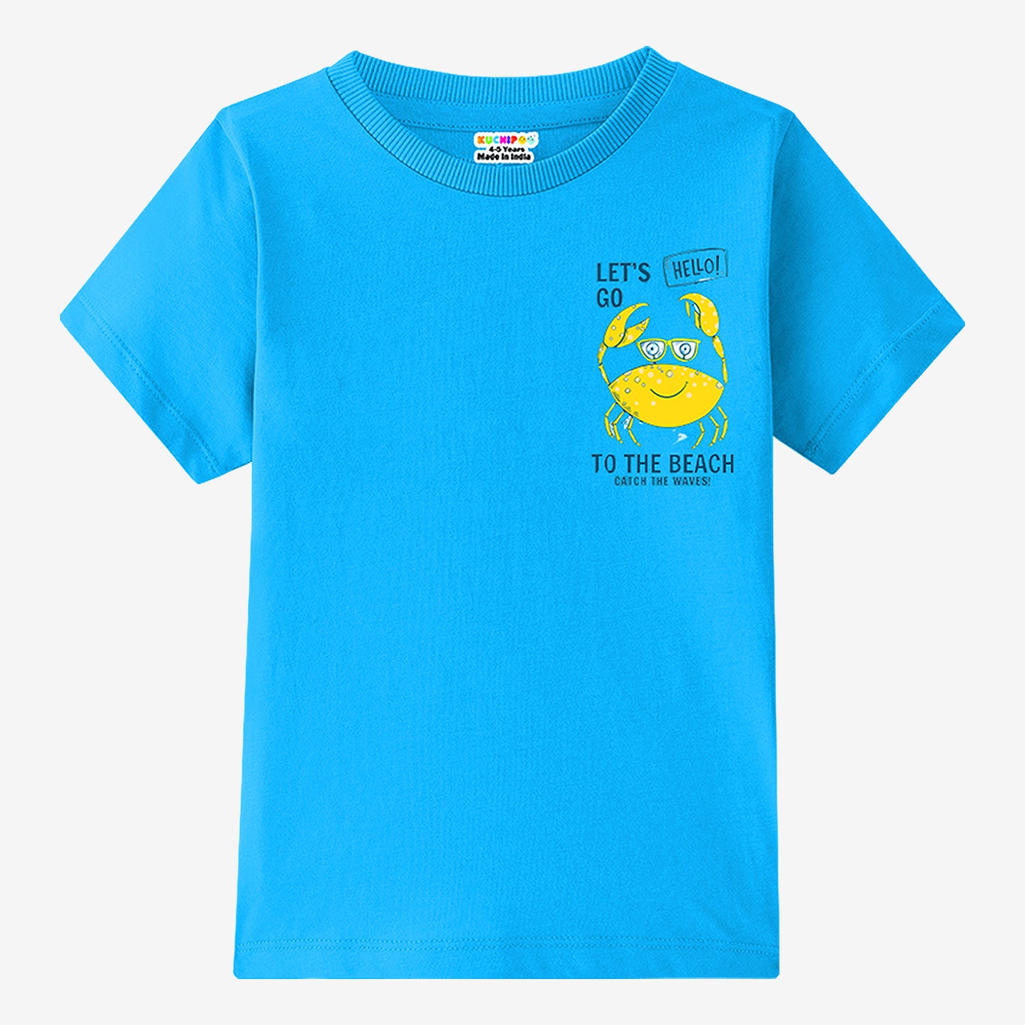 KUCHIPOO Boys Half Sleeves T-Shirts