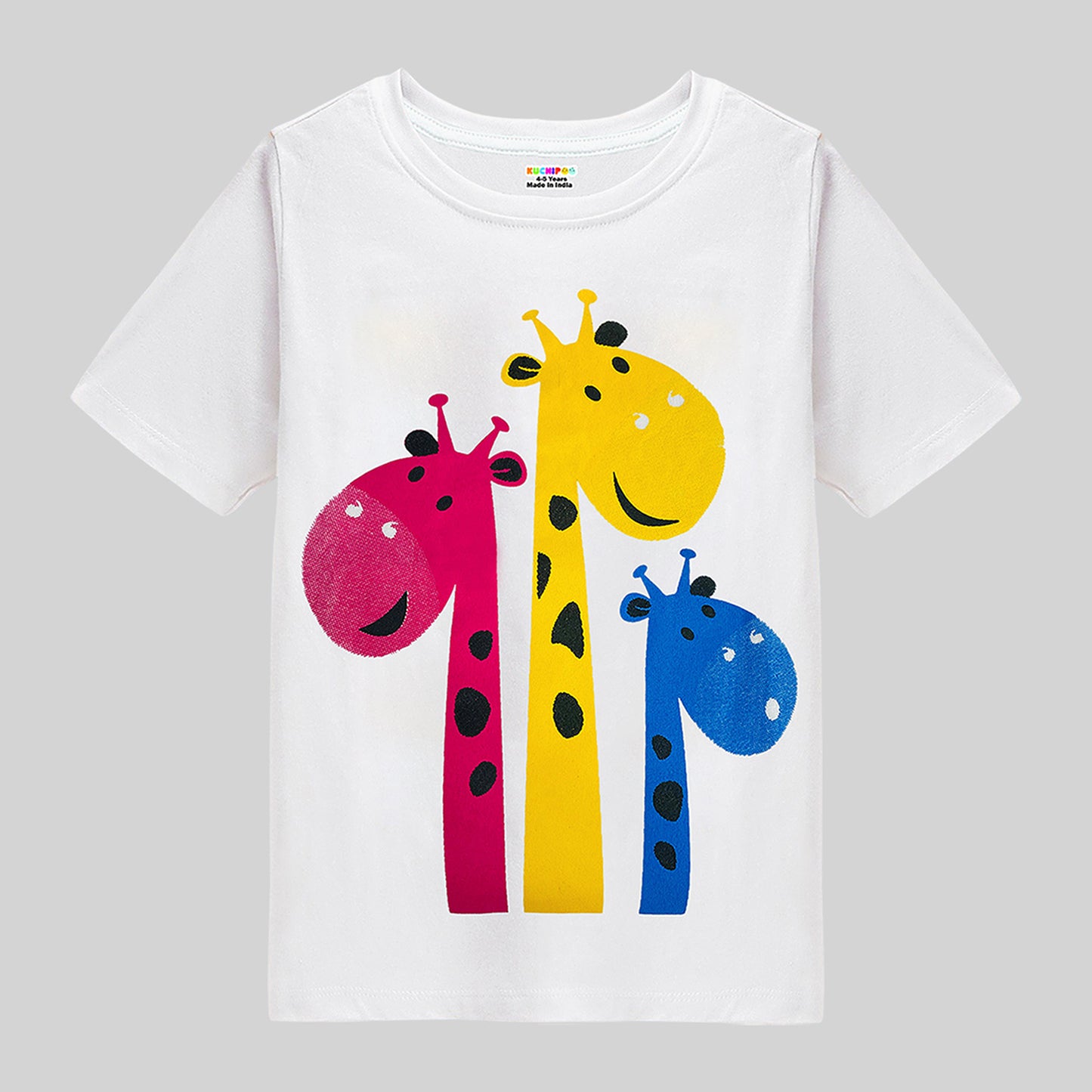 KUCHIPOO Boys Half Sleeves T-Shirts