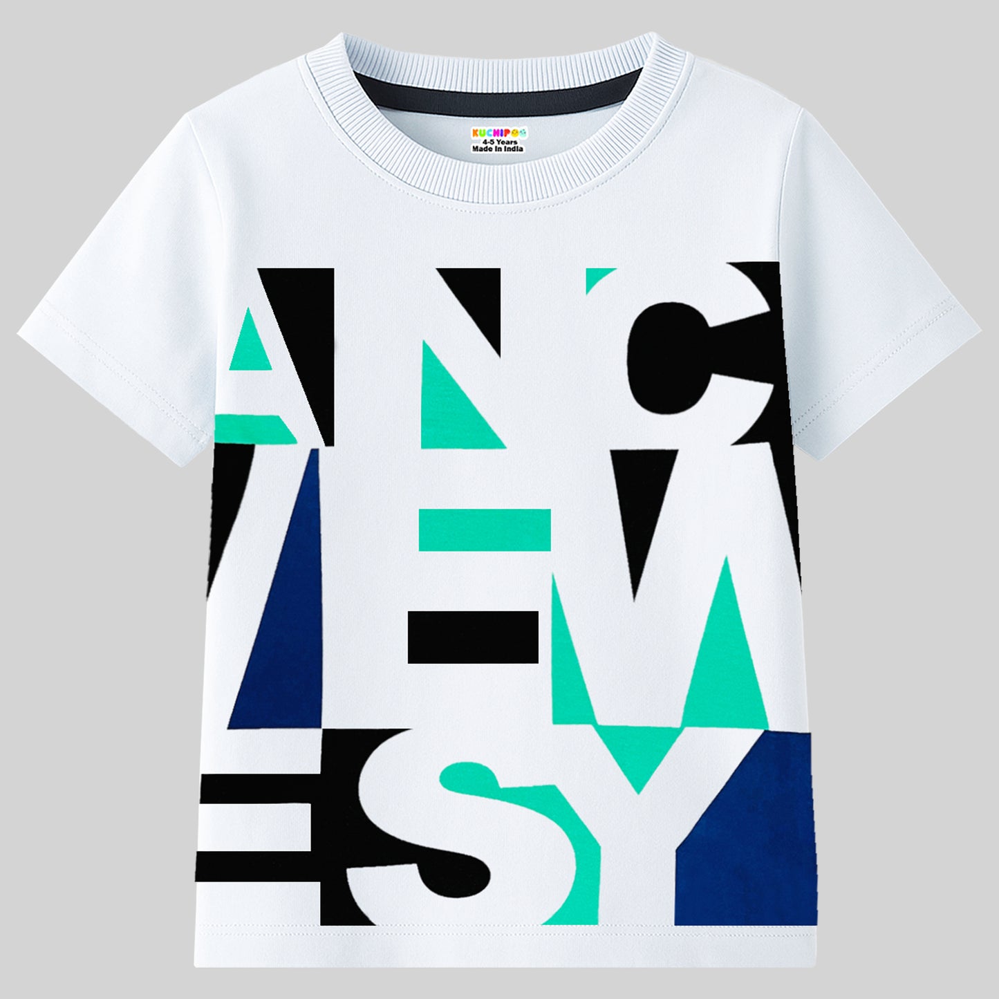 KUCHIPOO Boys Half Sleeves T-Shirts