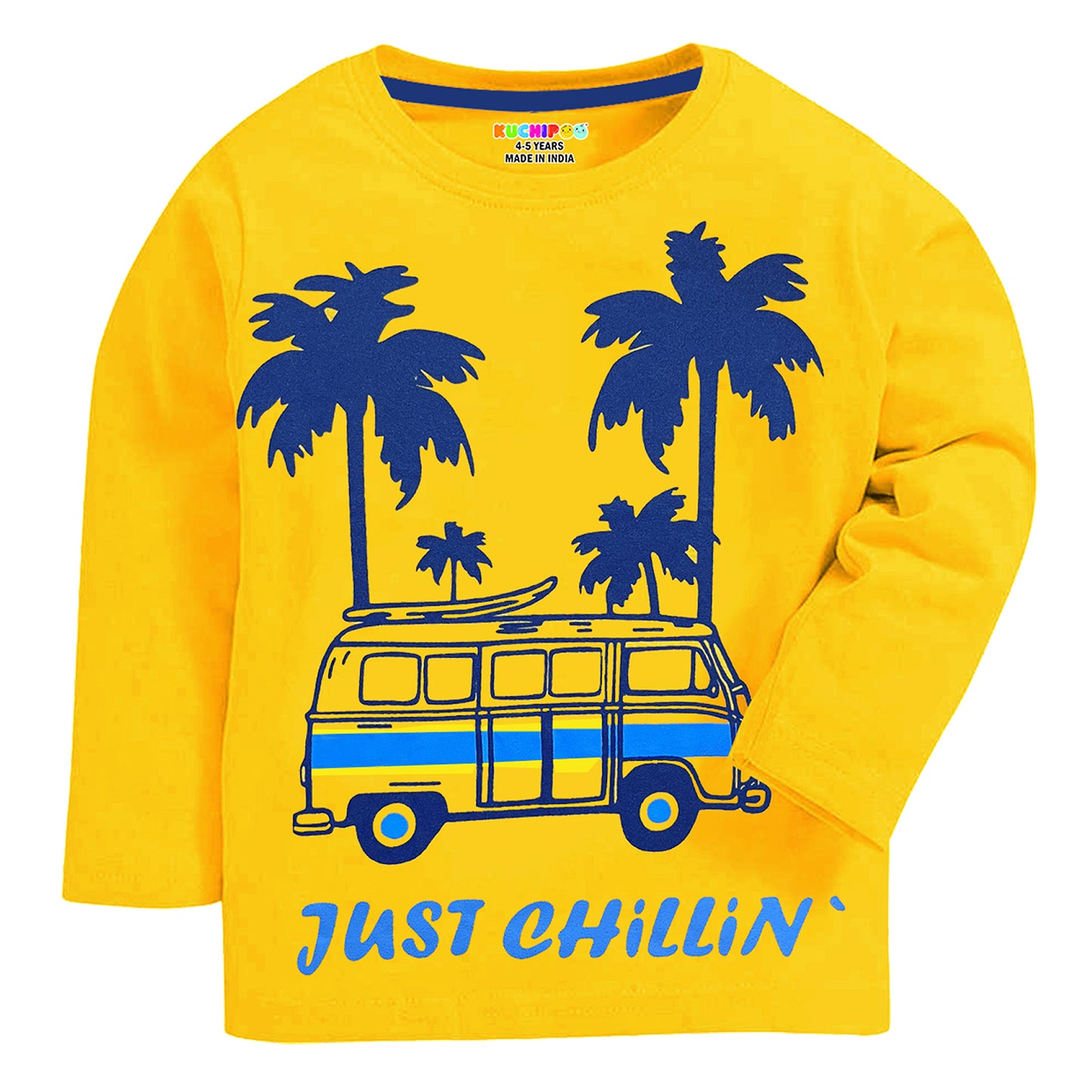 KUCHIPOO Boys Full Sleeves T-Shirts