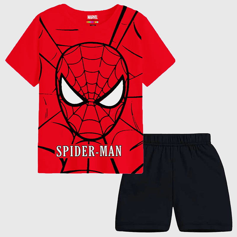 KUCHIPOO © MARVEL BOYS HALF SLEEVES T-SHIRTS AND SHORTS SET