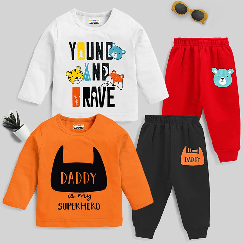KUCHIPOO Baby Boys T-Shirts and Pyjamas Set – Kuchipoo