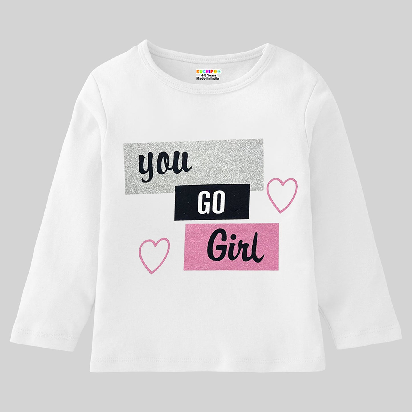KUCHIPOO  Girls T-Shirts and Trackpants Set