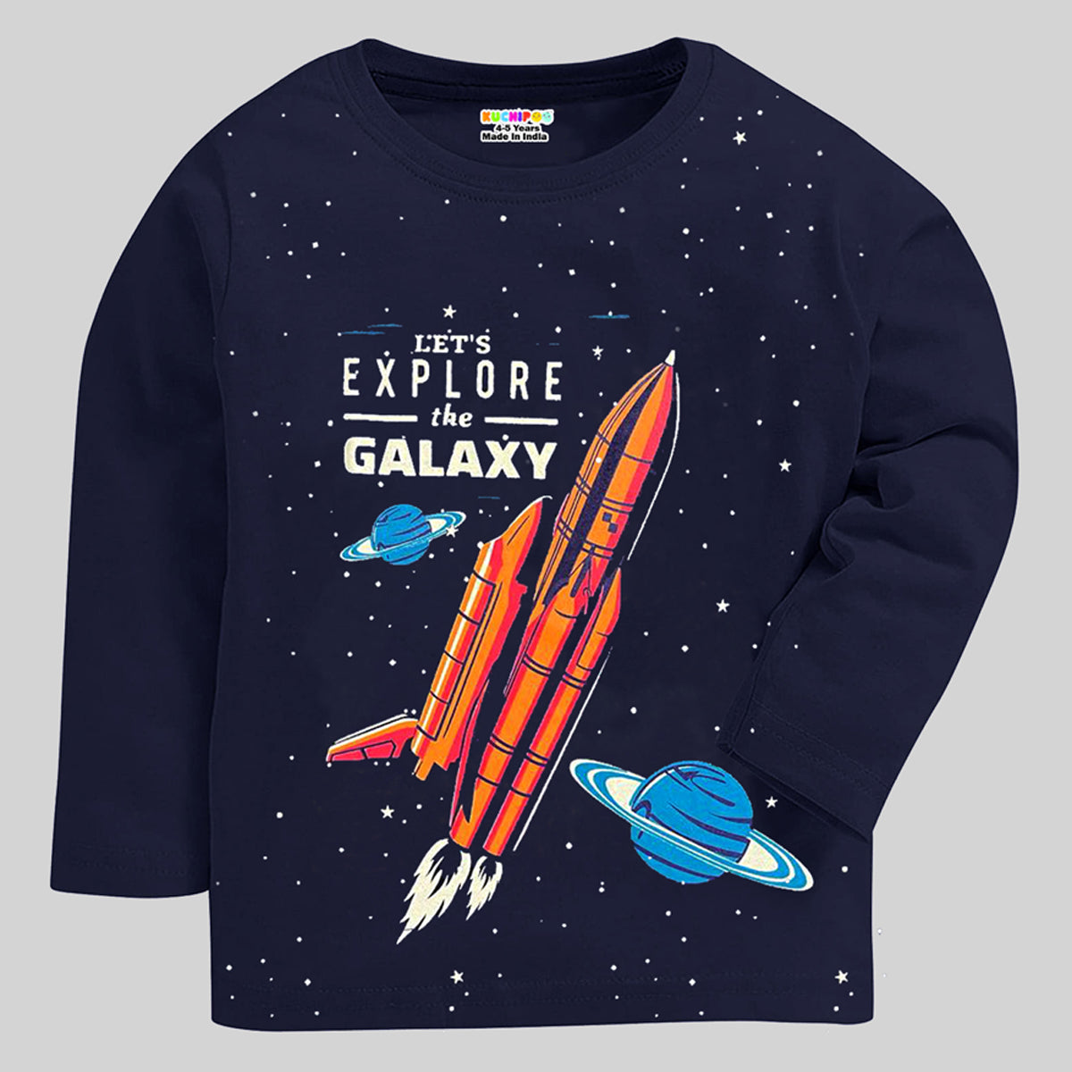 KUCHIPOO Boys Full Sleeves T-Shirts