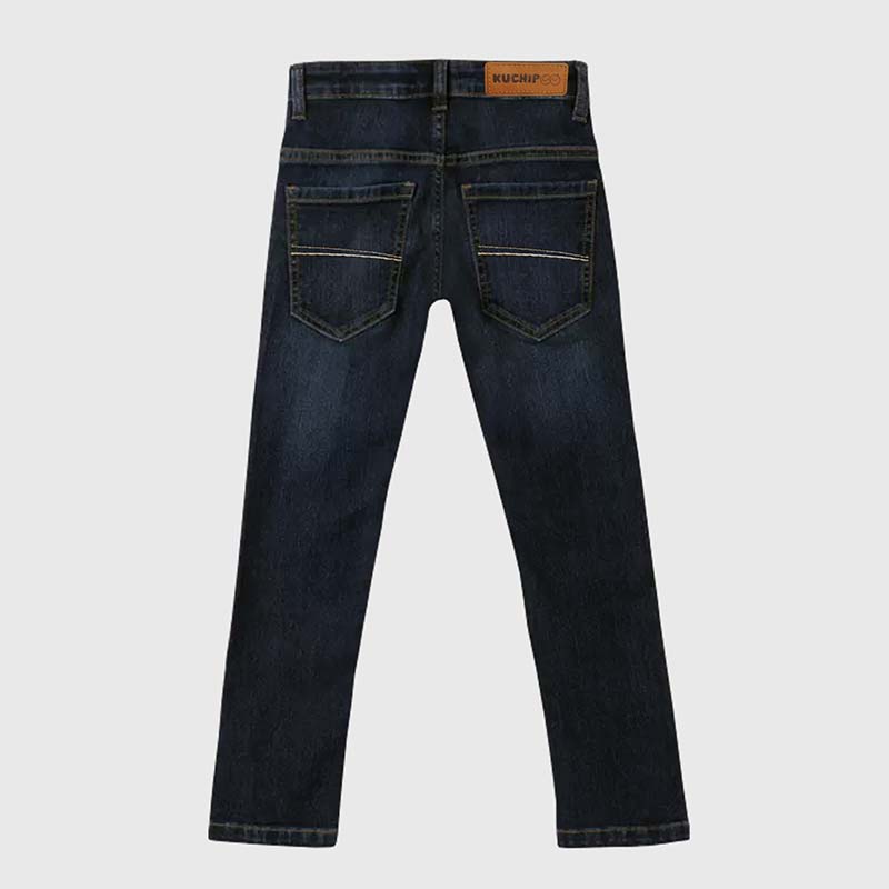 Kuchipoo Boys and Girls Regular Fit Denim Jeans