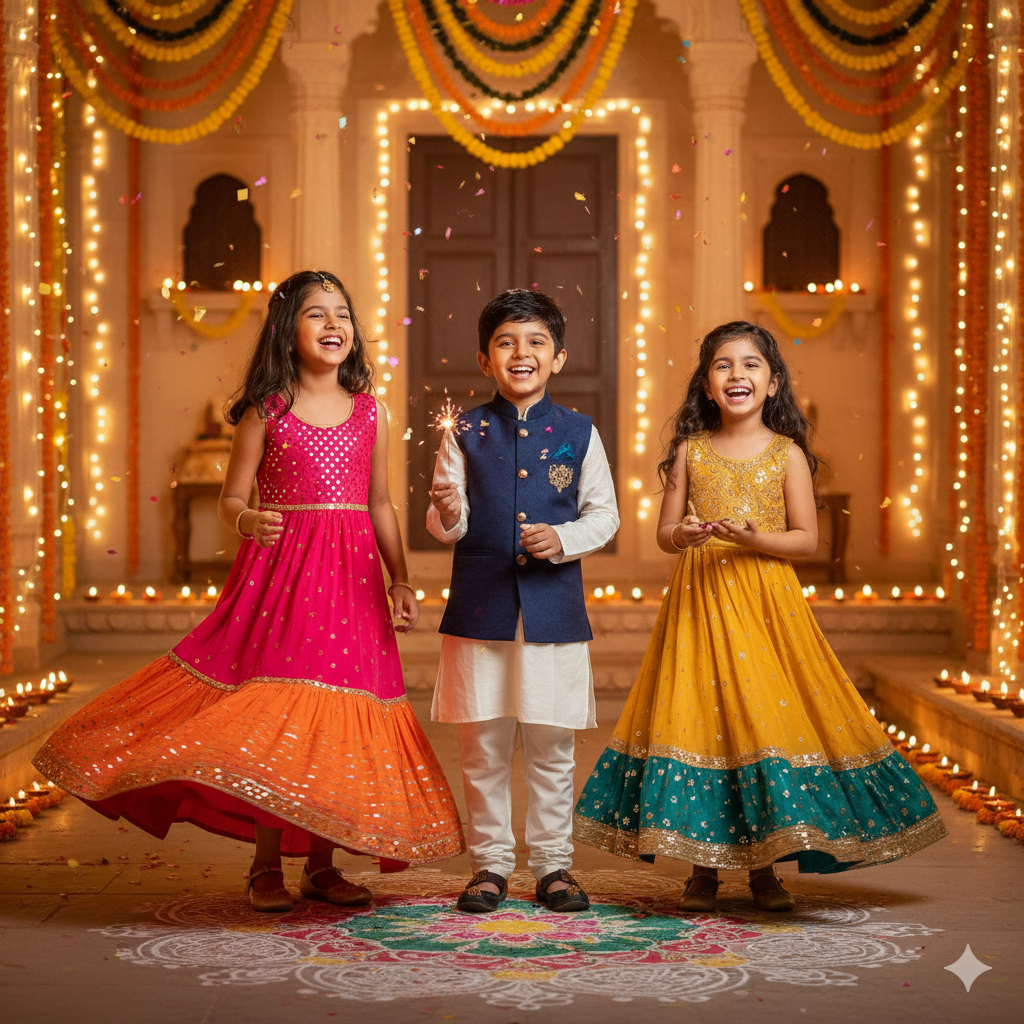✨ Diwali 2025: Celebrate Joy, Style, and Smiles with Kuchipoo Kidswear