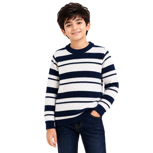 Kuchipoo Boys' Winter Wear Knitted Sweater | Full Sleeves Warm Pullover | Casual & Stylish Kids' Jumper