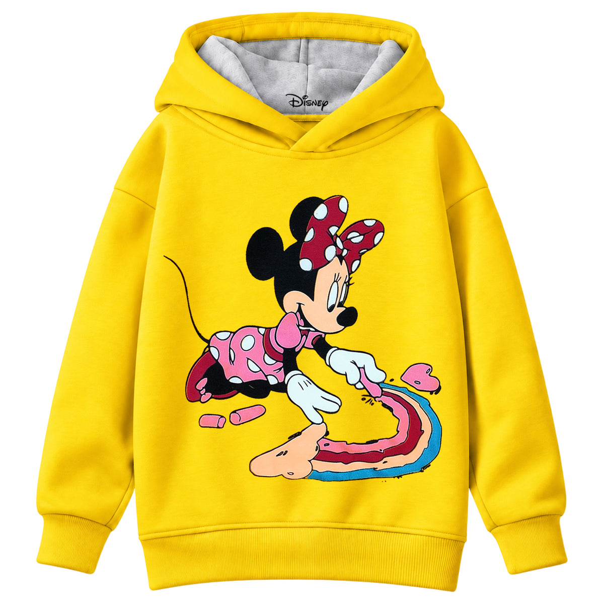 Kuchipoo © Disney Girls Regular Fit Winterwear Sweatshirt Multi-Colored