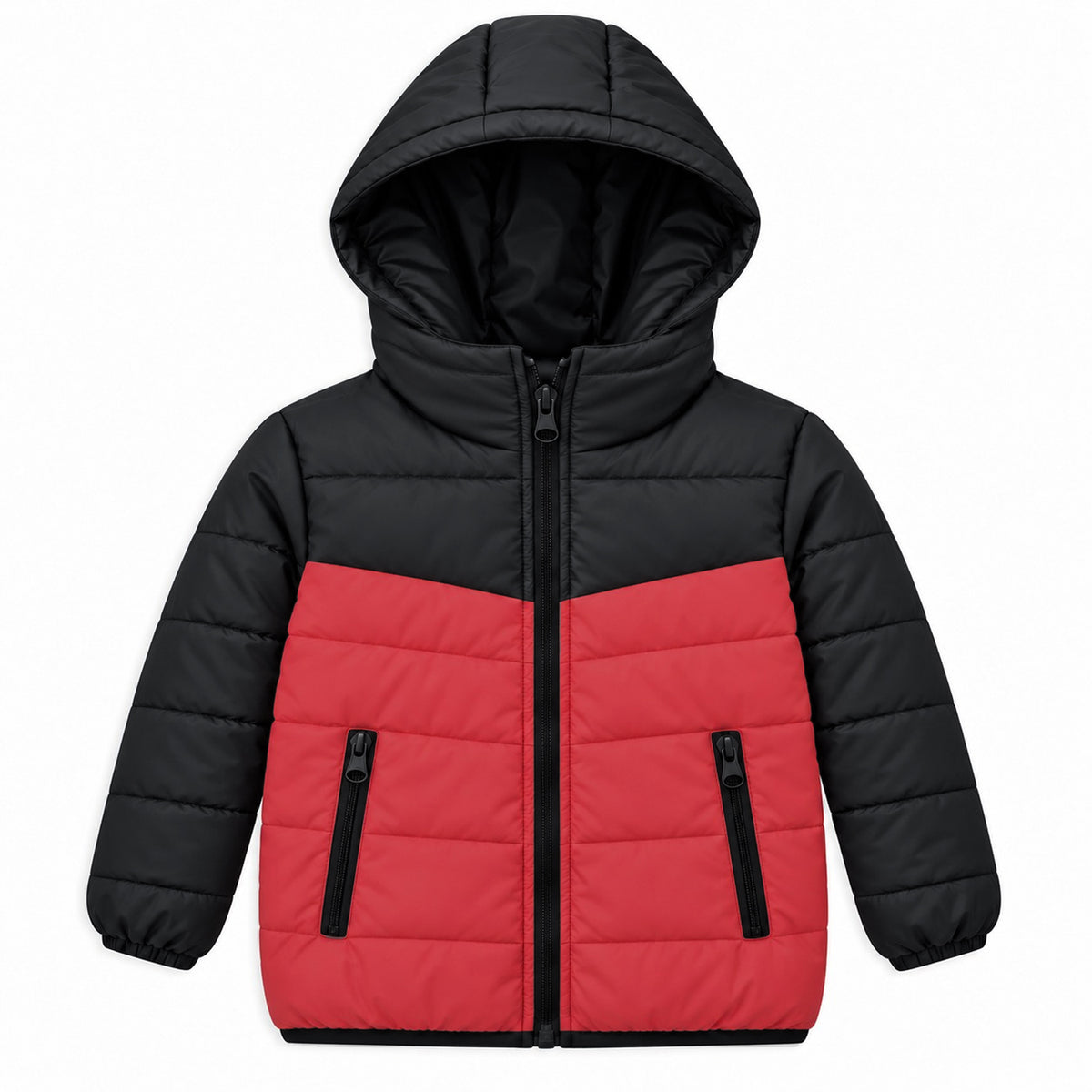 Kuchipoo Boys Winter Puffer Jacket with Hood and front Pocket