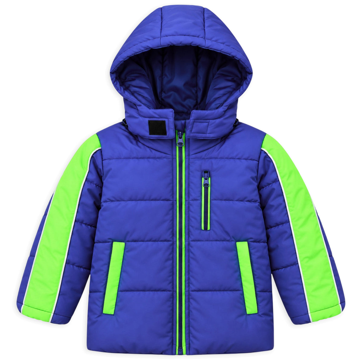 Kuchipoo Boys Winter Puffer Jacket with Hood and front Pocket