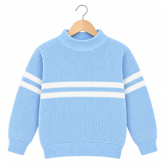 Kuchipoo Boys' Winter Wear Knitted Sweater | Full Sleeves Warm Pullover | Casual & Stylish Kids' Jumper