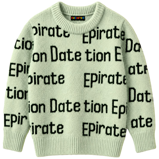 Kuchipoo Girls' Winter Wear Knitted Sweater | Full Sleeves Warm Pullover | Casual & Stylish Kids' Jumper