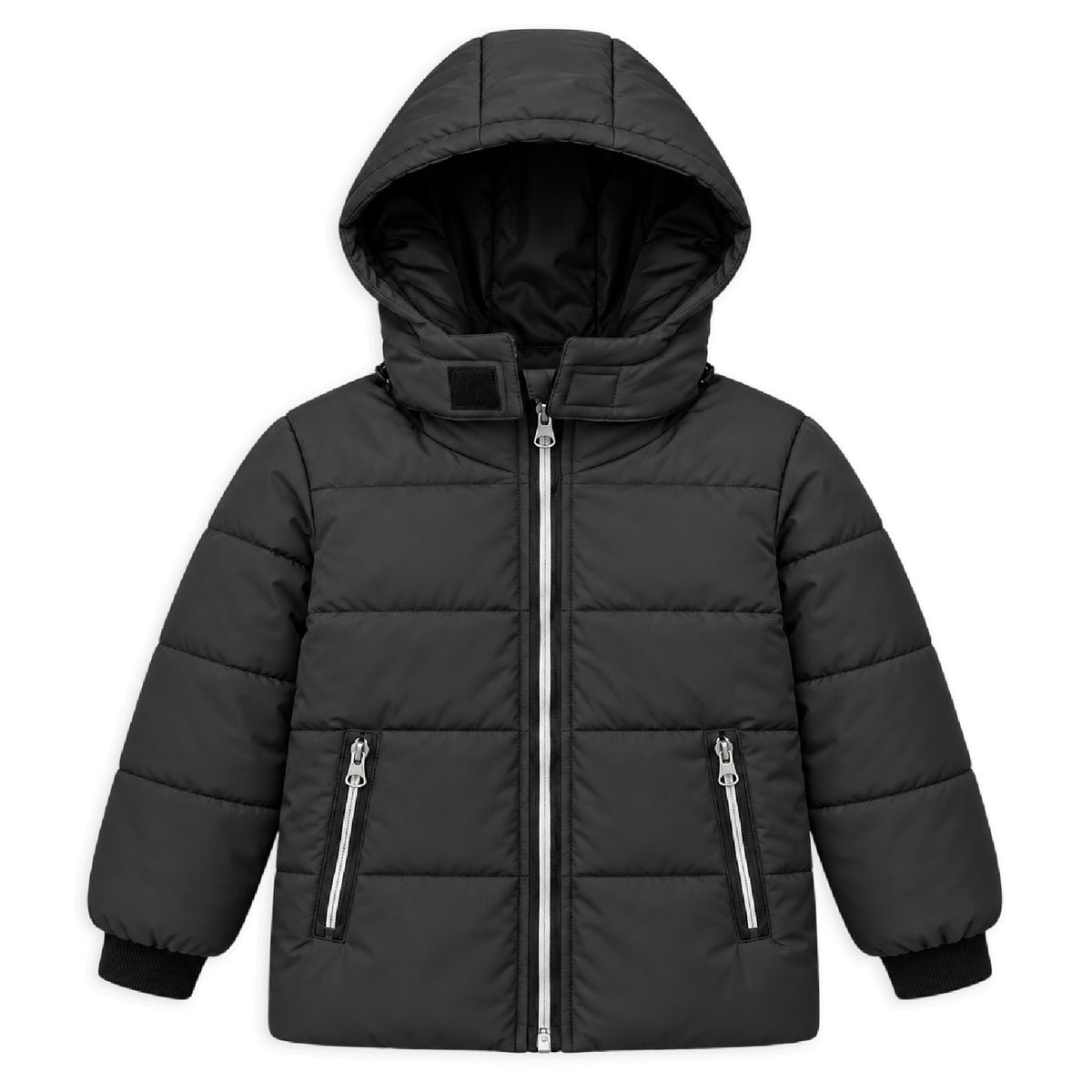 Kuchipoo Boys Winter Puffer Jacket with Hood and front Pocket