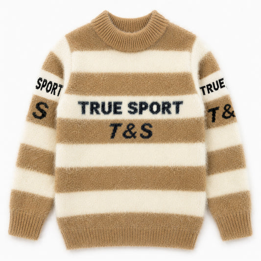 Kuchipoo Boys' Winter Wear Knitted Sweater | Full Sleeves Warm Pullover | Casual & Stylish Kids' Jumper
