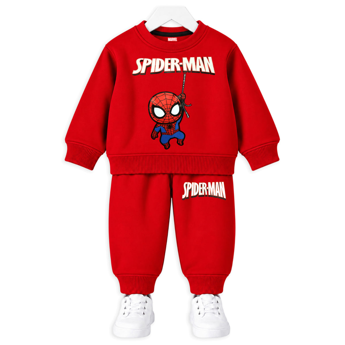 Kuchipoo © Marvel Boys Sweatshirt and Jogger Set | Spiderman Winterwear