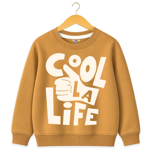Kuchipoo Boys Graphic Printed Full Sleeve Round Neck Sweatshirt | Regular Fit Winterwear (Copy)