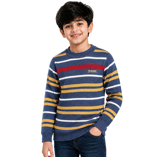 Kuchipoo Boys' Winter Wear Knitted Sweater | Full Sleeves Warm Pullover | Casual & Stylish Kids' Jumper