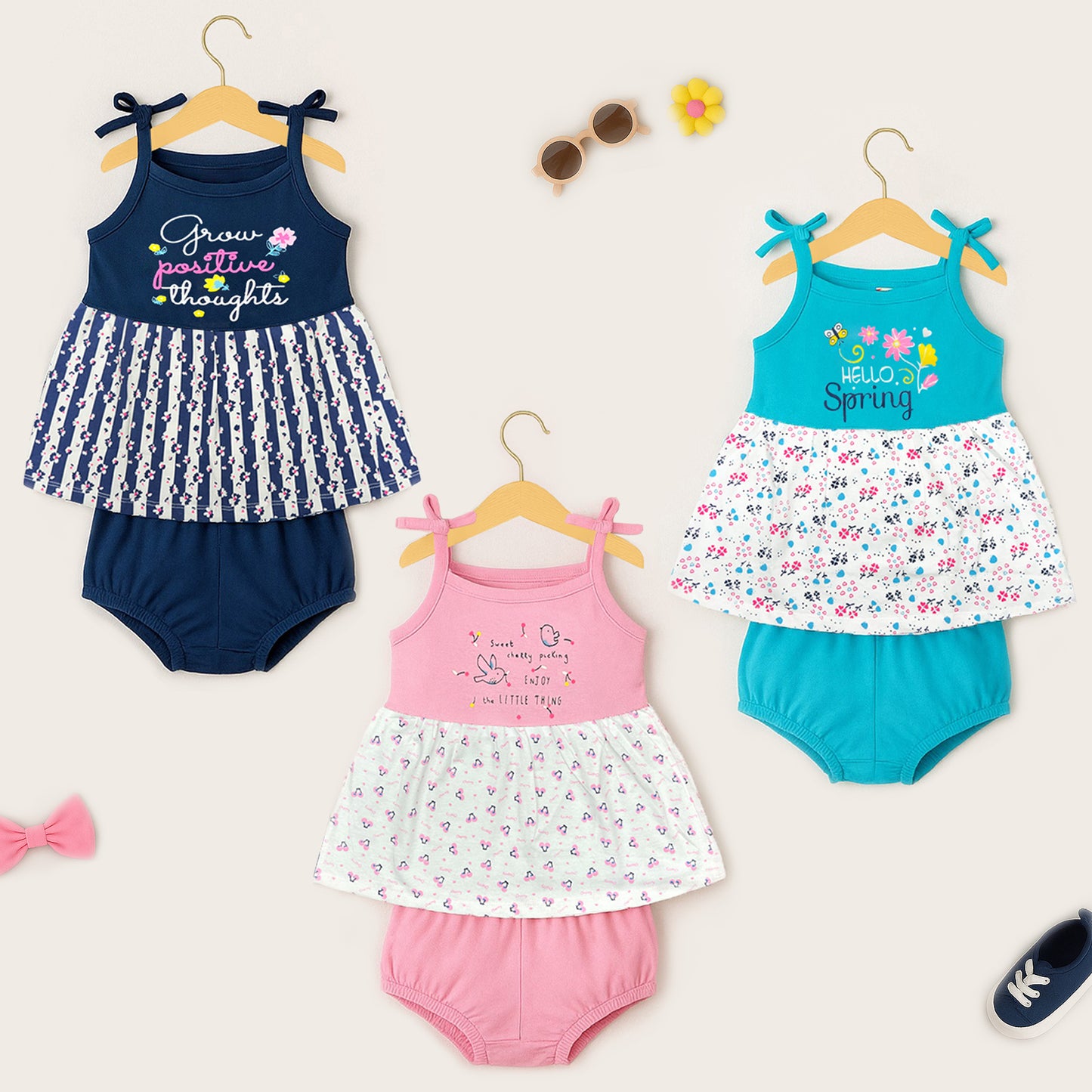 Kuchipoo Girls Regular Fit Sleeveless  Dress