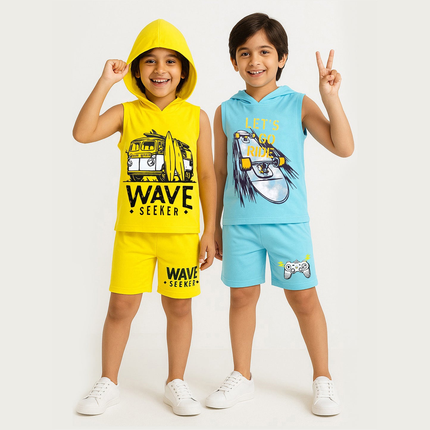 KUCHIPOO Baby Boys T-Shirts and Shorts Set
