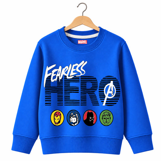 Kuchipoo © Marvel Boys Spiderman Graphic Printed Full Sleeve Round Neck Sweatshirt | Regular Fit Winterwear (Copy)
