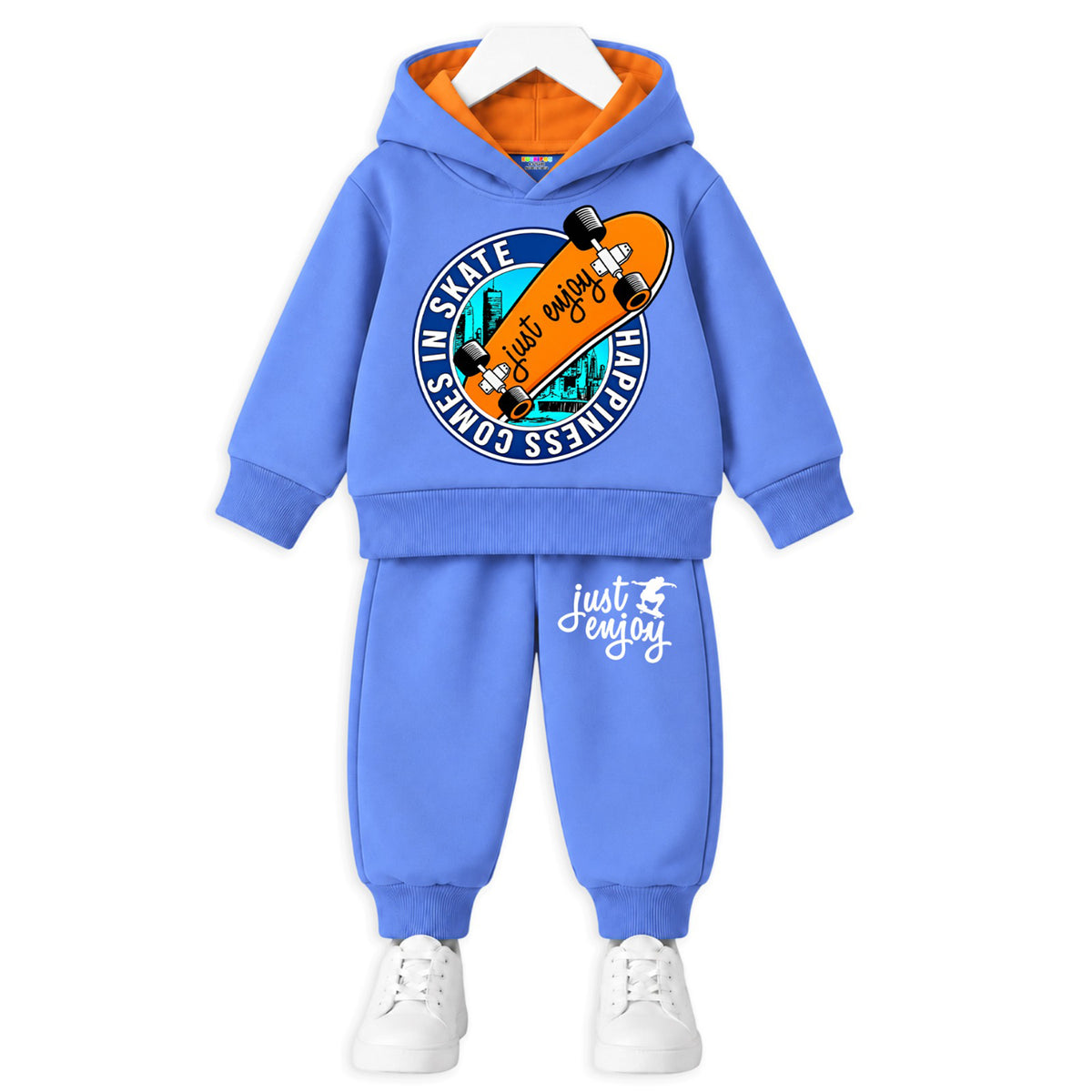 Kuchipoo Boys Hoodie and Jogger Set | Graphic Winterwear
