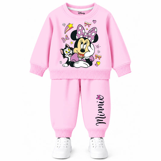 Kuchipoo © Disney Girls Sweatshirt and Jogger Set | Minnie Mouse Winterwear