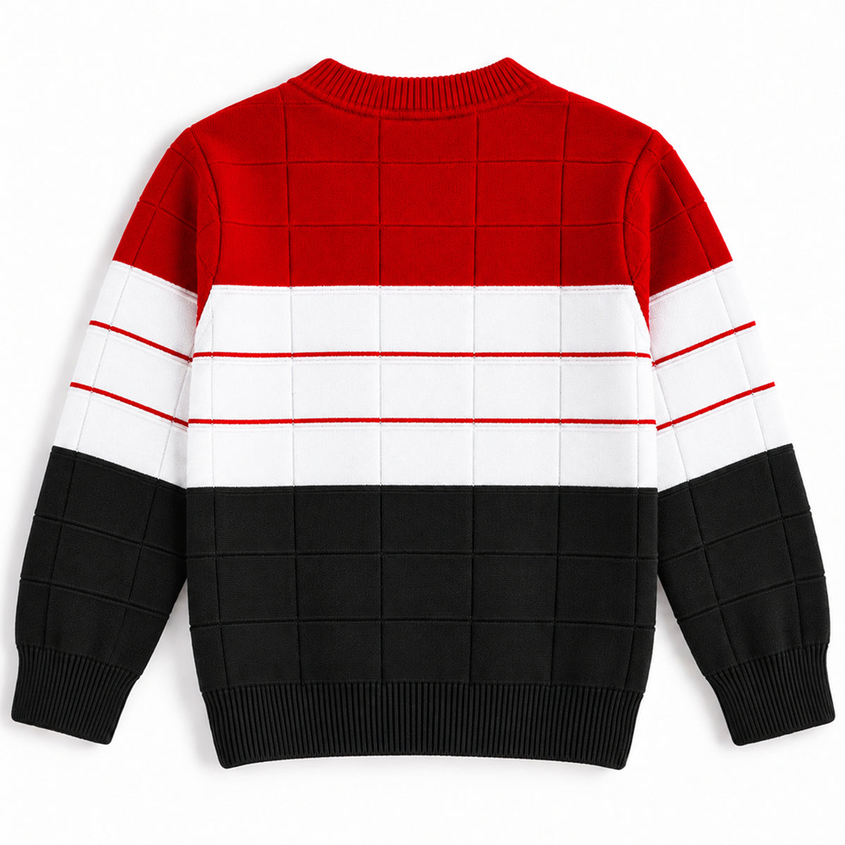 Kuchipoo Boys' Winter Wear Knitted Sweater | Full Sleeves Warm Pullover | Casual & Stylish Kids' Jumper